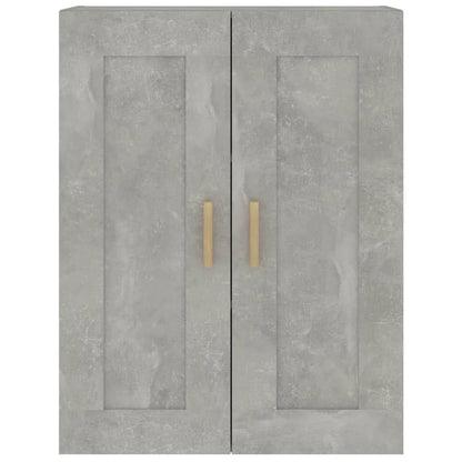 Wandkast 69,5x32,5x90 cm bewerkt hout betongrijs