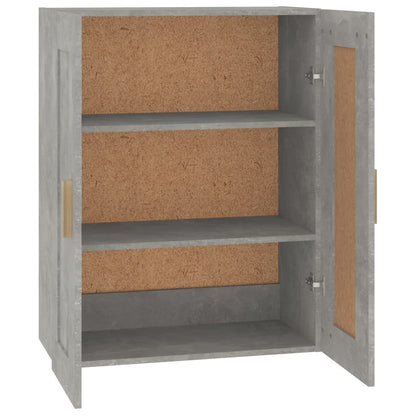 Wandkast 69,5x32,5x90 cm bewerkt hout betongrijs