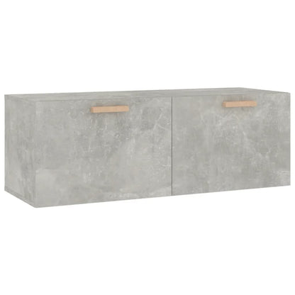 Wandkast 100x36,5x35 cm bewerkt hout grijs