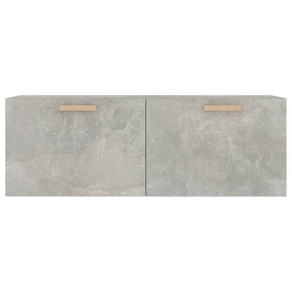 Wandkast 100x36,5x35 cm bewerkt hout grijs