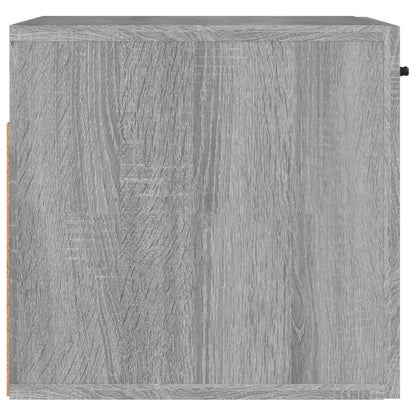 Wandkast 80x36,5x35 cm bewerkt hout grijs sonoma eikenkleurig