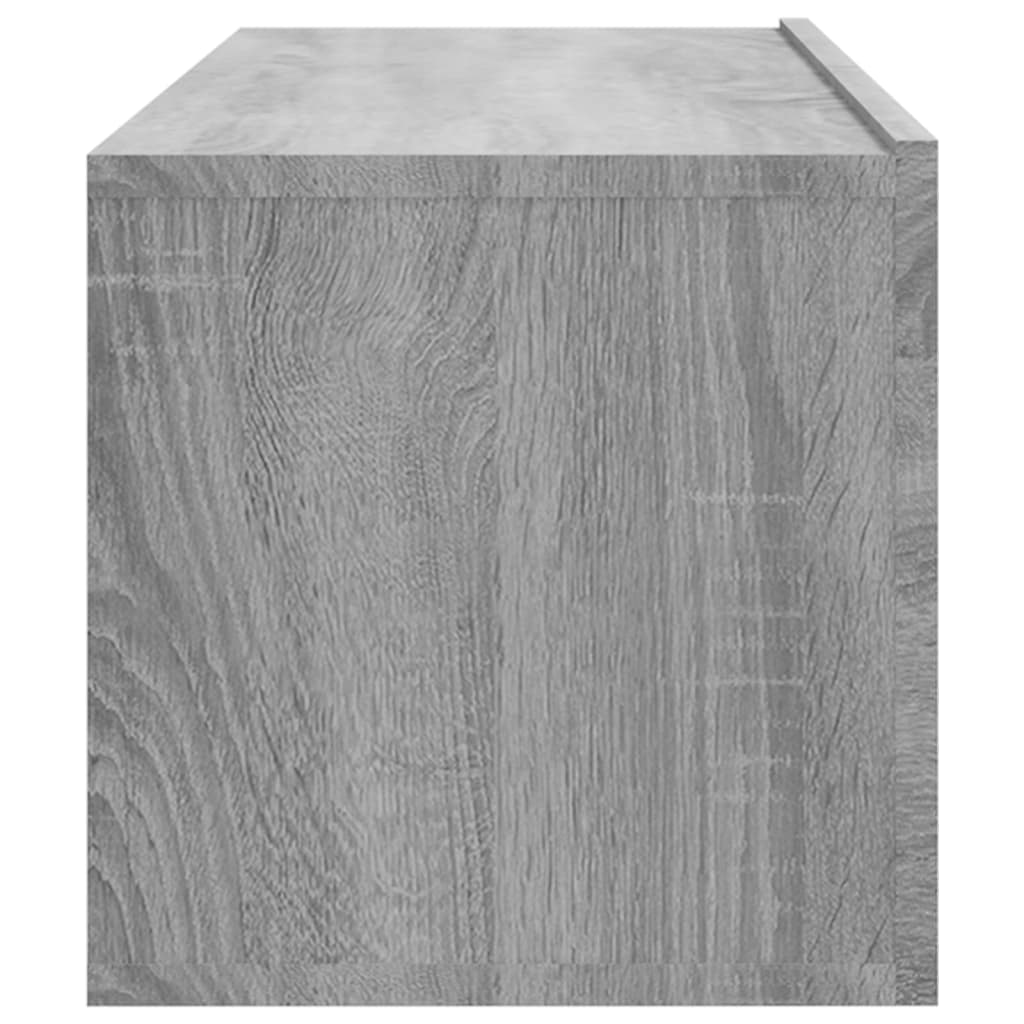 Tv-wandmeubels 2 st 100x30x30 cm hout grijs sonoma eikenkleurig