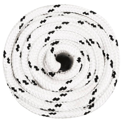 Werktouw 16 mm 100 m polyester wit