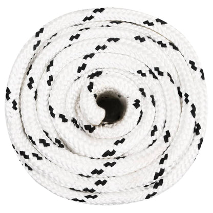 Werktouw 18 mm 50 m polyester wit