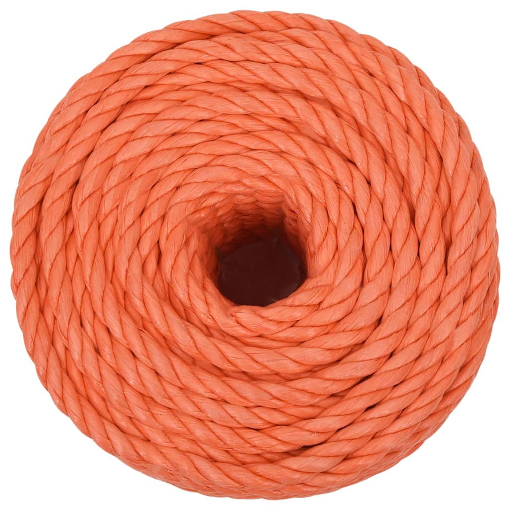 Werktouw 16 mm 50 m polypropeen oranje