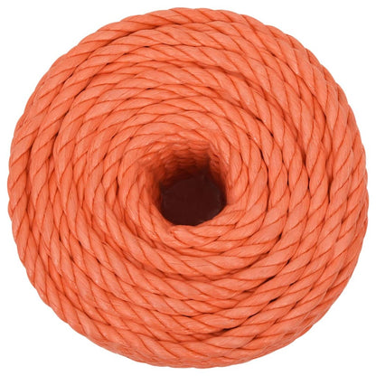 Werktouw 24 mm 50 m polypropeen oranje