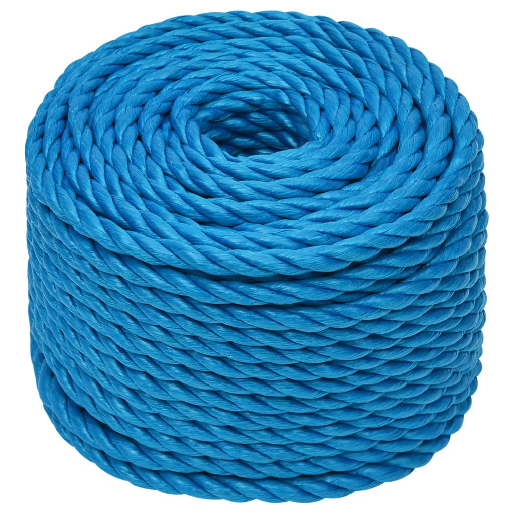 Werktouw 14 mm 50 m polypropeen blauw