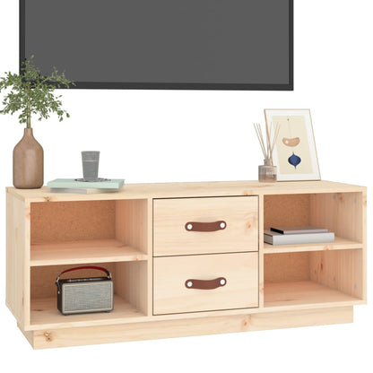 Tv-meubel 100x34x40 cm massief grenenhout