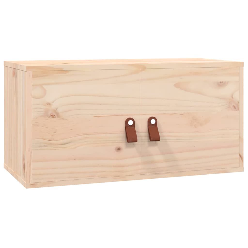 Wandkast 60x30x30 cm massief grenenhout