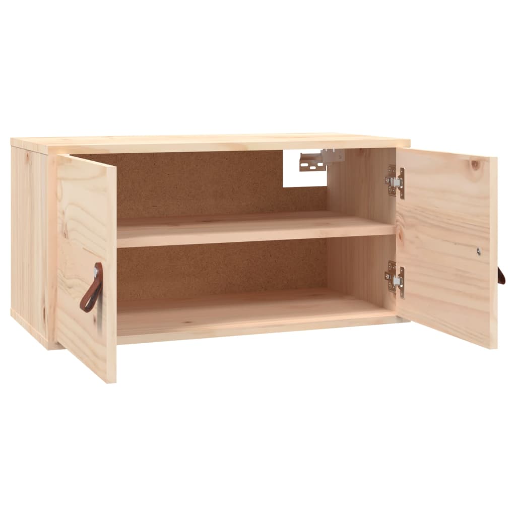 Wandkast 60x30x30 cm massief grenenhout