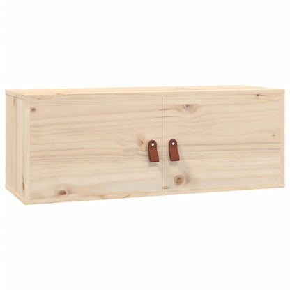 Wandkast 80x30x30 cm massief grenenhout