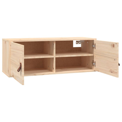 Wandkast 80x30x30 cm massief grenenhout