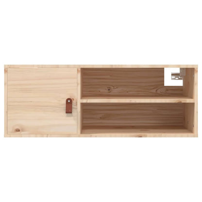 Wandkast 80x30x30 cm massief grenenhout