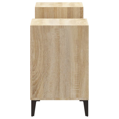 Tv-meubel 160x35x55 cm bewerkt hout sonoma eikenkleurig