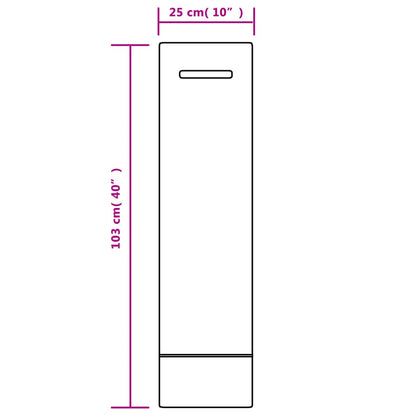 Zandzakken 100 st 103x25 cm HDPE donkergroen