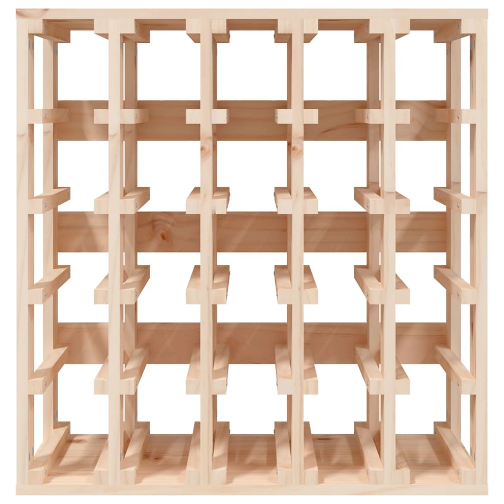 Wijnrek 58,5x33x60,5 cm massief grenenhout