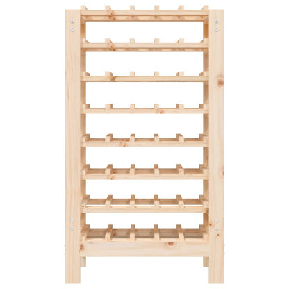 Wijnrek 61,5x30x107,5 cm massief grenenhout