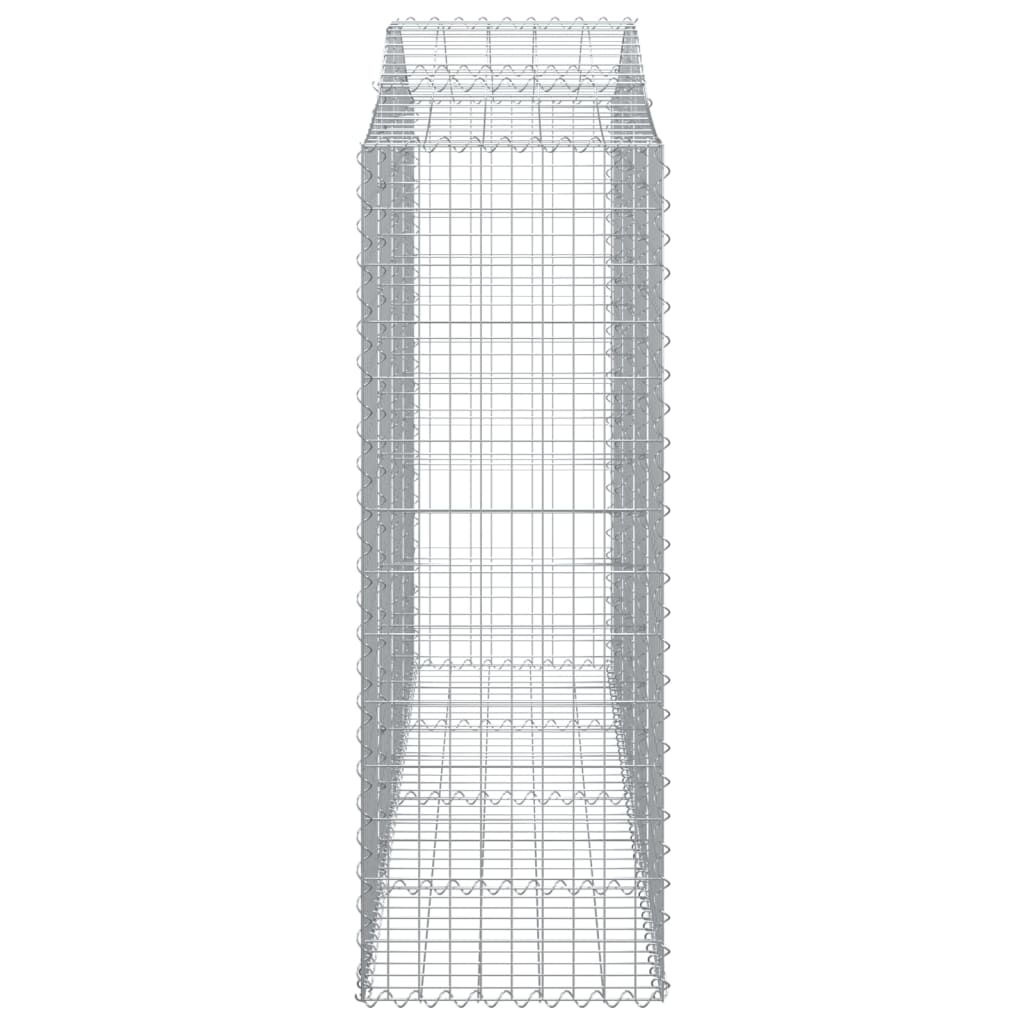 Schanskorven 7 st gewelfd 200x50x140/160 cm ijzer