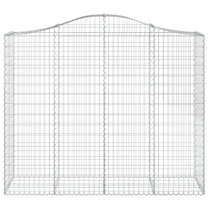 Schanskorven 7 st gewelfd 200x50x160/180 cm ijzer