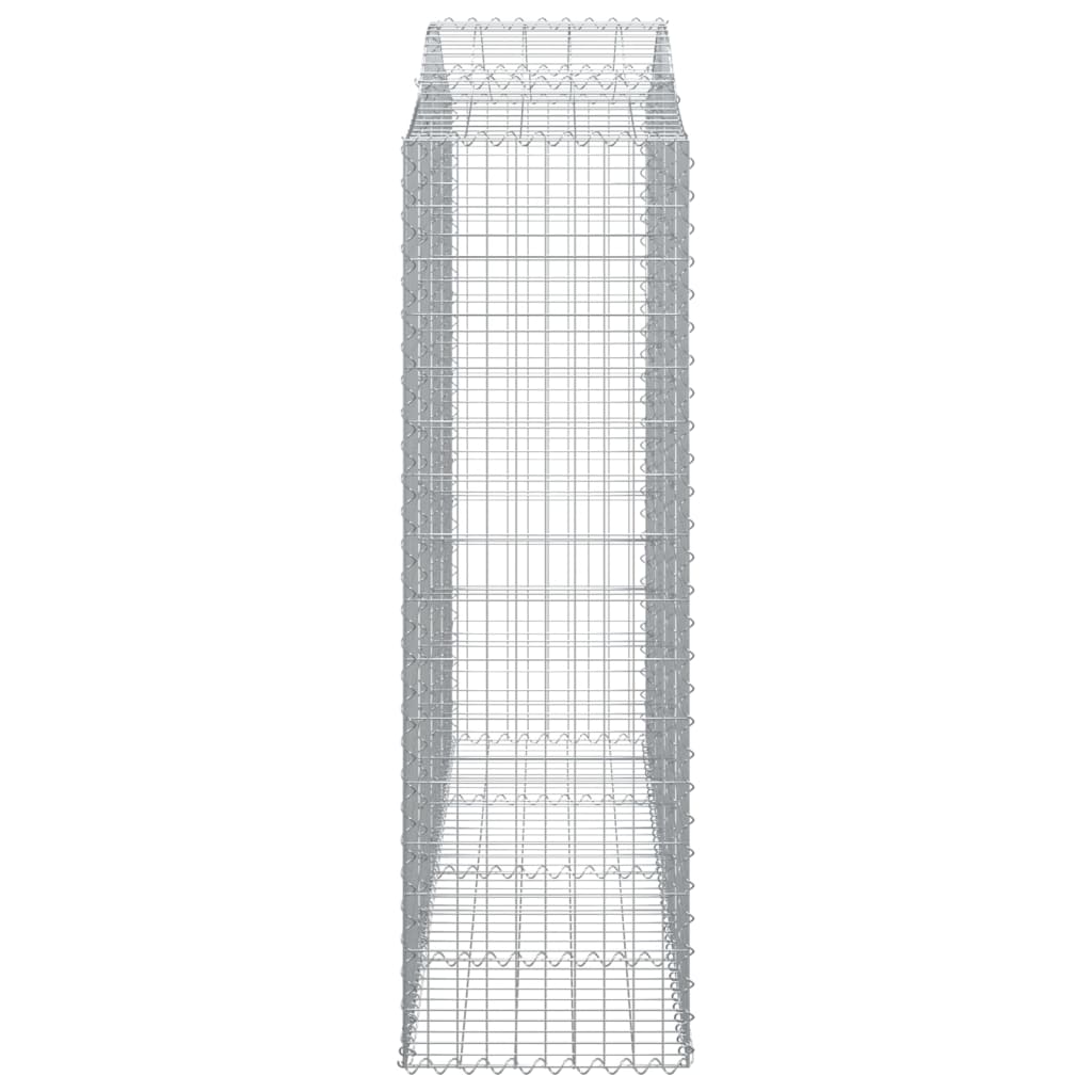 Schanskorven 7 st gewelfd 200x50x160/180 cm ijzer