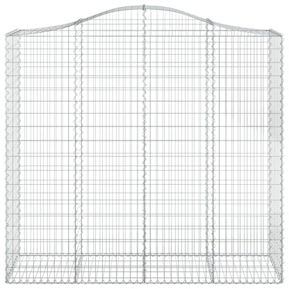 Schanskorven 7 st gewelfd 200x50x180/200 cm ijzer