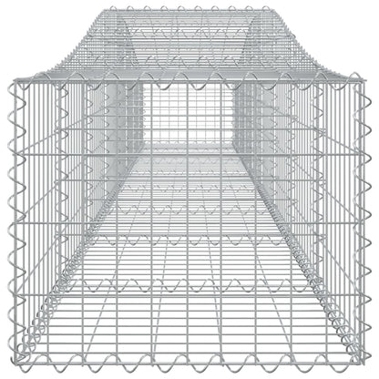 Schanskorven 7 st gewelfd 400x50x40/60 cm ijzer