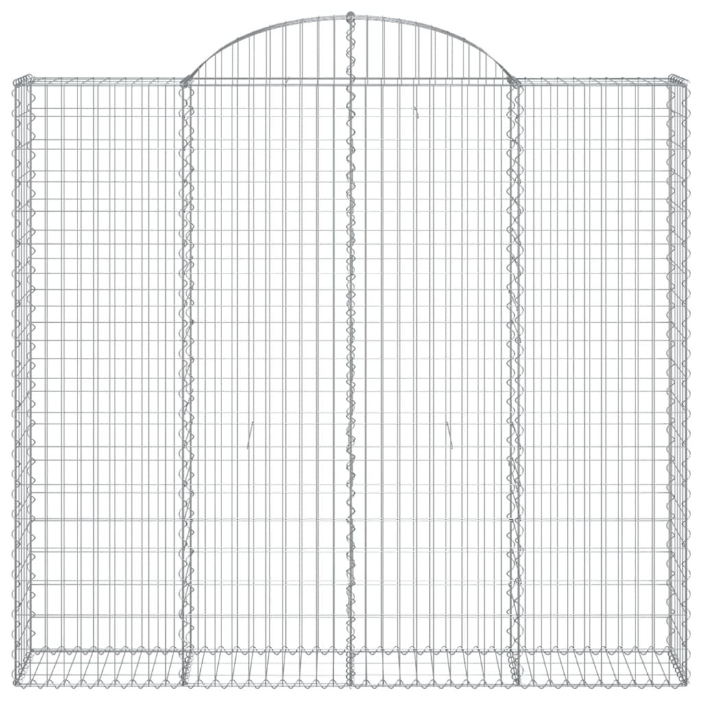 Schanskorven 8 st gewelfd 200x30x180/200 cm ijzer