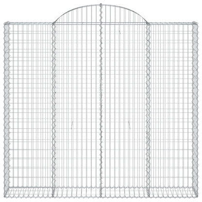 Schanskorven 8 st gewelfd 200x30x180/200 cm ijzer