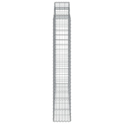 Schanskorven 8 st gewelfd 200x30x180/200 cm ijzer