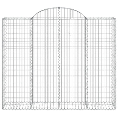 Schanskorven 7 st gewelfd 200x50x160/180 cm ijzer