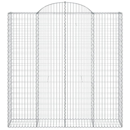 Schanskorven 7 st gewelfd 200x50x200/220 cm ijzer