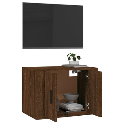 Tv-wandmeubel 57x34,5x40 cm bruin eikenkleur