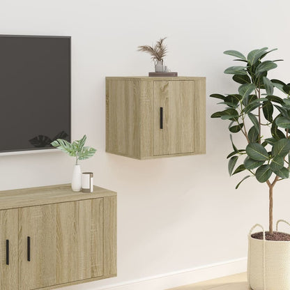 Tv-wandmeubels 2 st 40x34,5x40 cm sonoma eikenkleurig