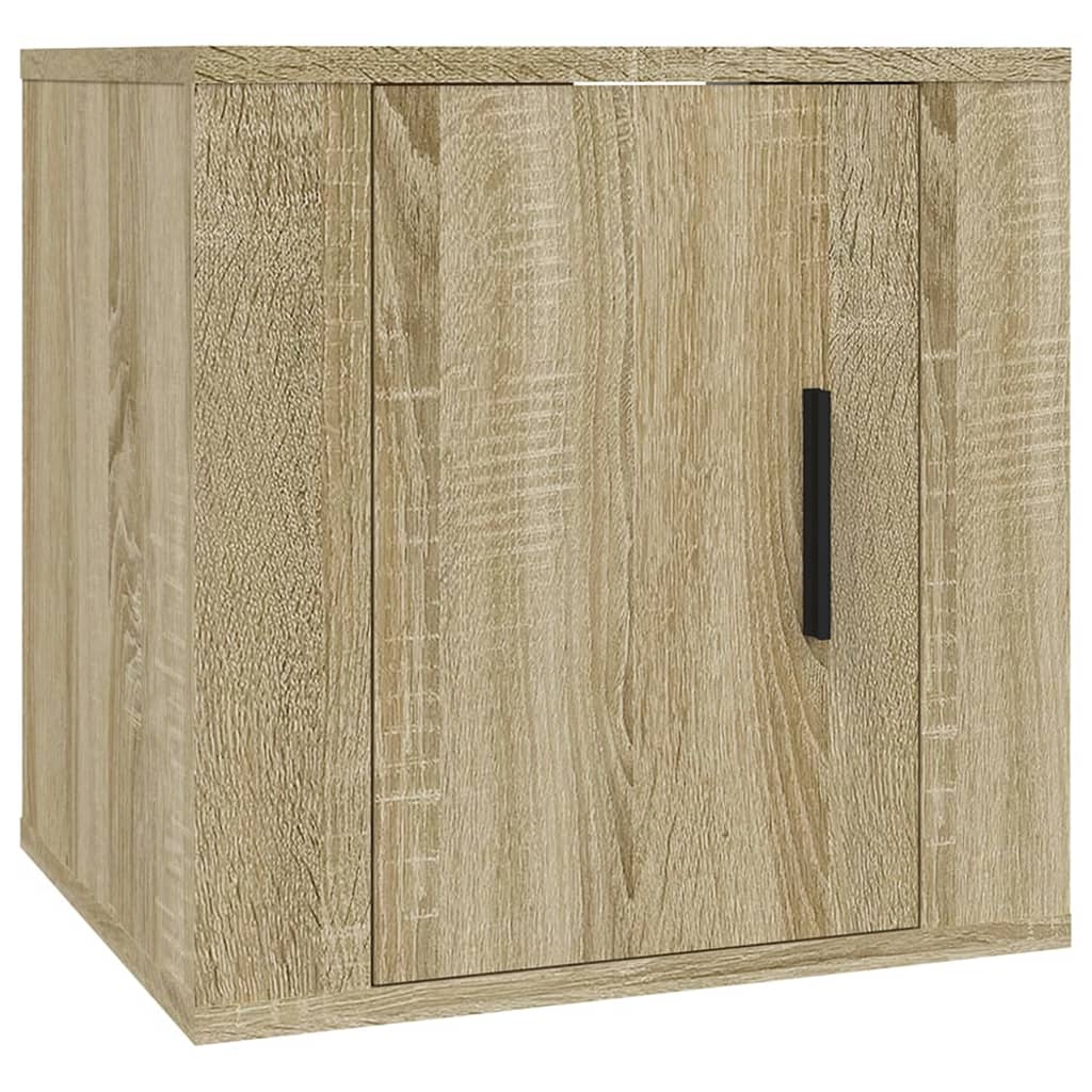 Tv-wandmeubels 2 st 40x34,5x40 cm sonoma eikenkleurig