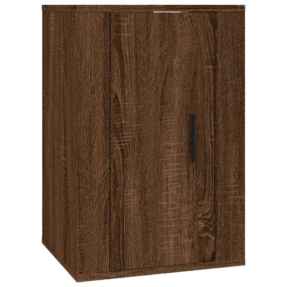 Tv-wandmeubels 2 st 40x34,5x60 cm bruin eikenkleur