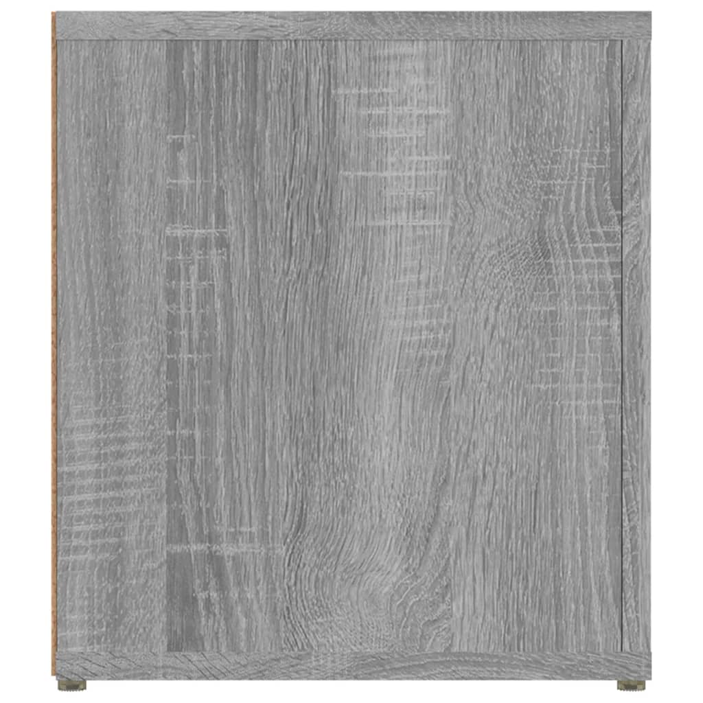 Tv-meubels 2 st 80x31,5x36 cm bewerkt hout grijs sonoma eiken