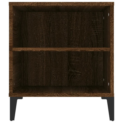 Tv-meubel 102x44,5x50 cm bewerkt hout bruin eikenkleur