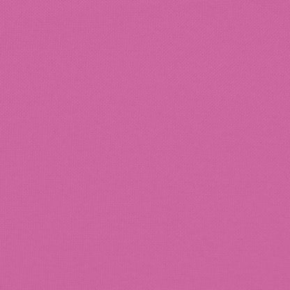 Tuinstoelkussens 6 st 40x40x3 cm stof roze