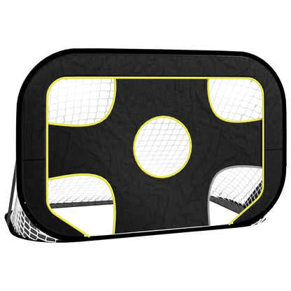 Voetbaldoel met doelwit 120x80x80 cm polyester