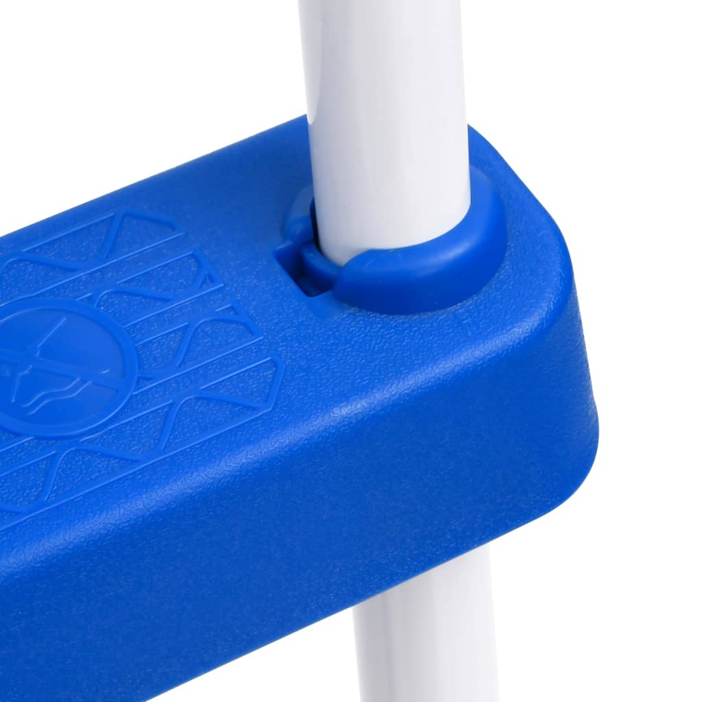 Zwembadladder 84 cm blauw en wit