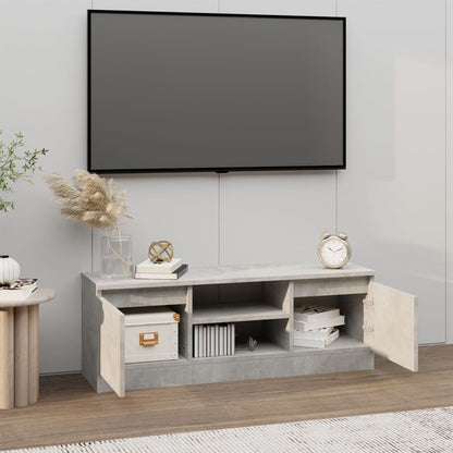 Tv-meubel met deur 102x30x36 cm betongrijs