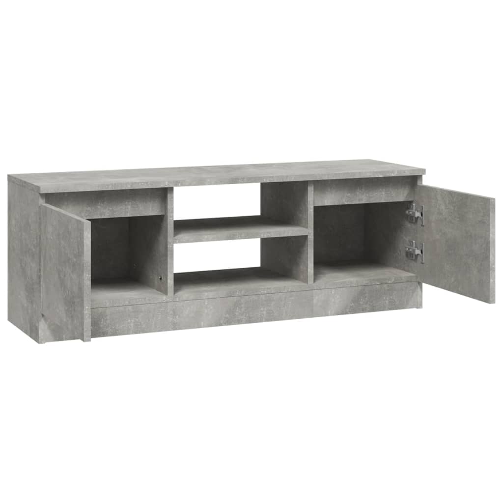 Tv-meubel met deur 102x30x36 cm betongrijs