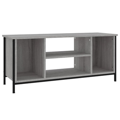 Tv-meubel 102x35x45 cm bewerkt hout grijs sonoma eikenkleurig