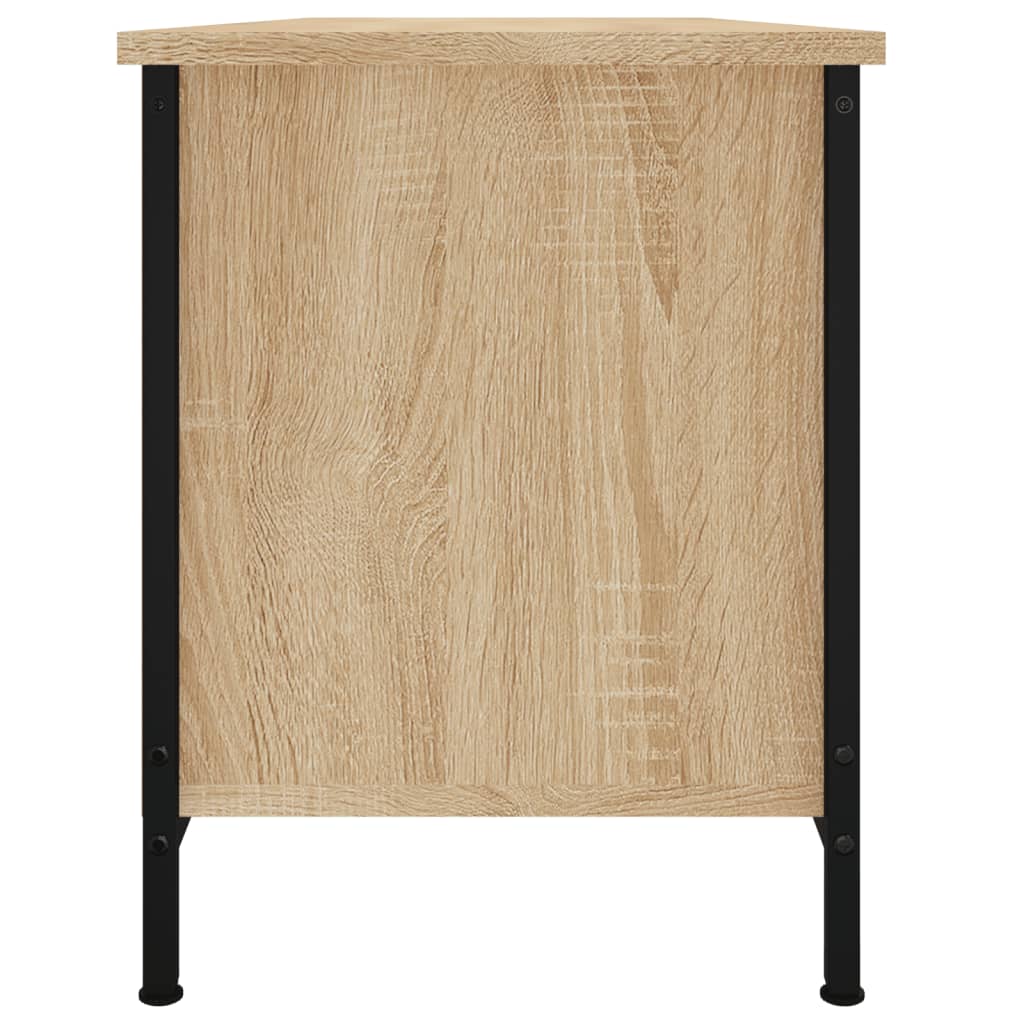 Tv-meubel 102x35x45 cm bewerkt hout sonoma eikenkleurig