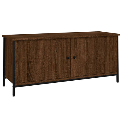 Tv-meubel 102x35x45 cm bewerkt hout sonoma eikenkleurig