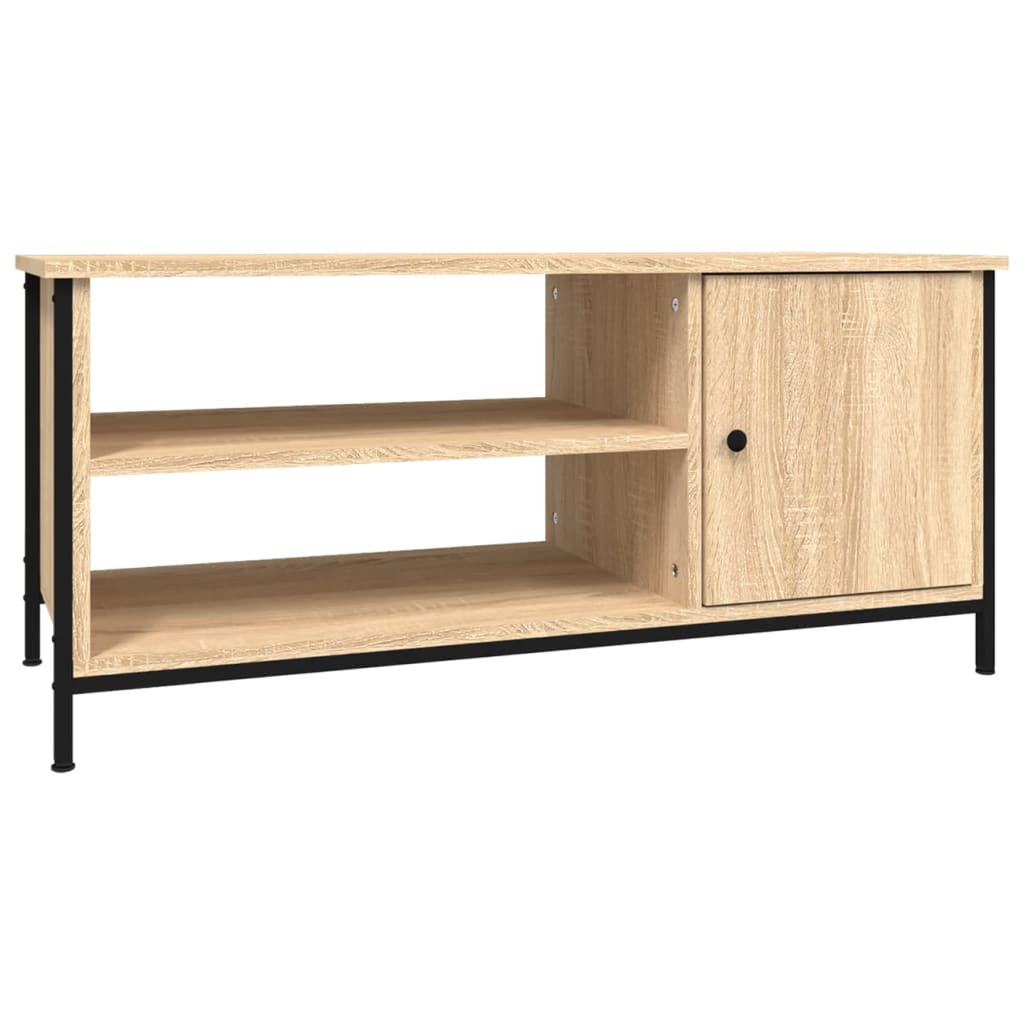 Tv-meubel 100x40x45 cm bewerkt hout sonoma eikenkleurig