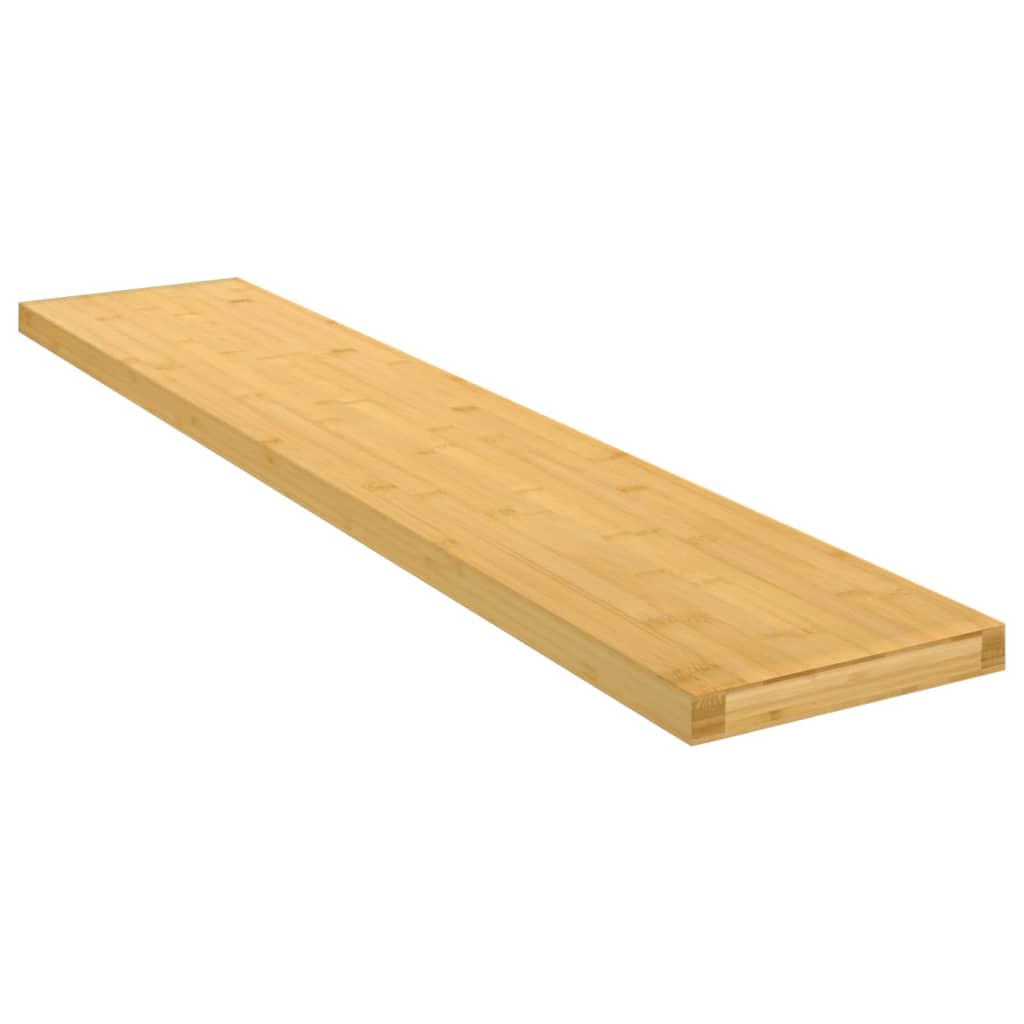 Wandschap 100x20x2,5 cm bamboe