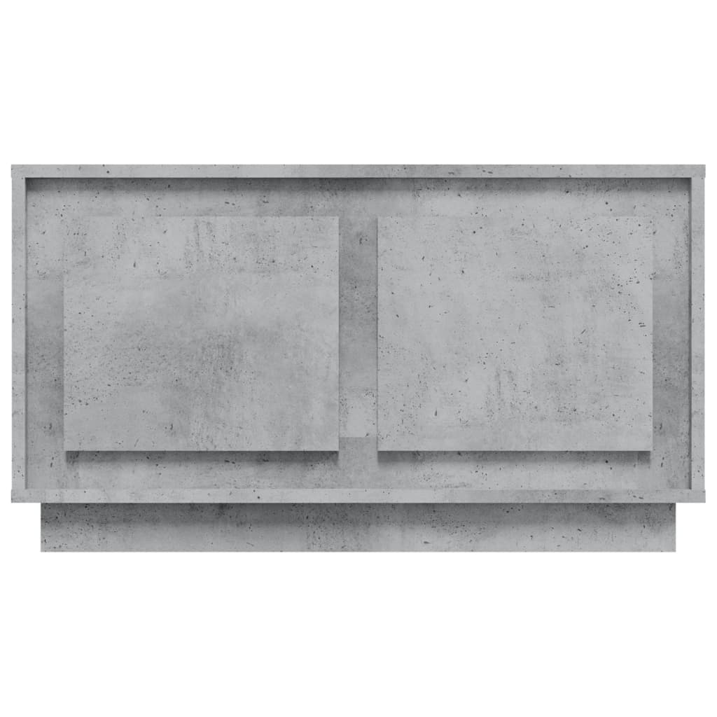 Tv-meubel 80x35x45 cm bewerkt hout betongrijs