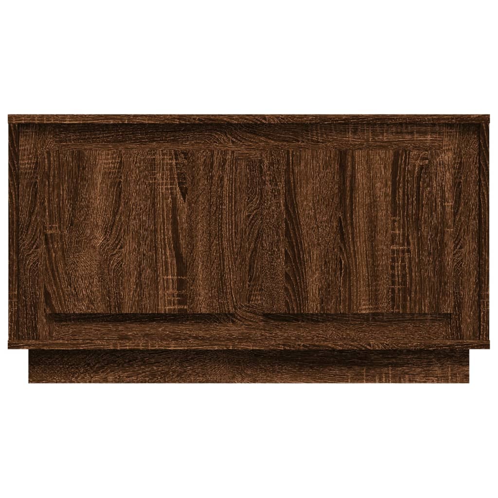 Tv-meubel 80x35x45 cm bewerkt hout bruin eikenkleur