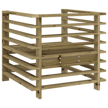 Tuinstoelen 2 st geïmpregneerd hout